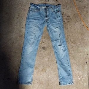 Levis 511 Mens Slim Fit Size 30x32 Light Wash Jeans
